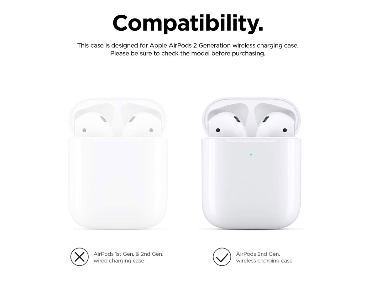 Elago Hang Case voor AirPods Wireless Charging Case - Mint