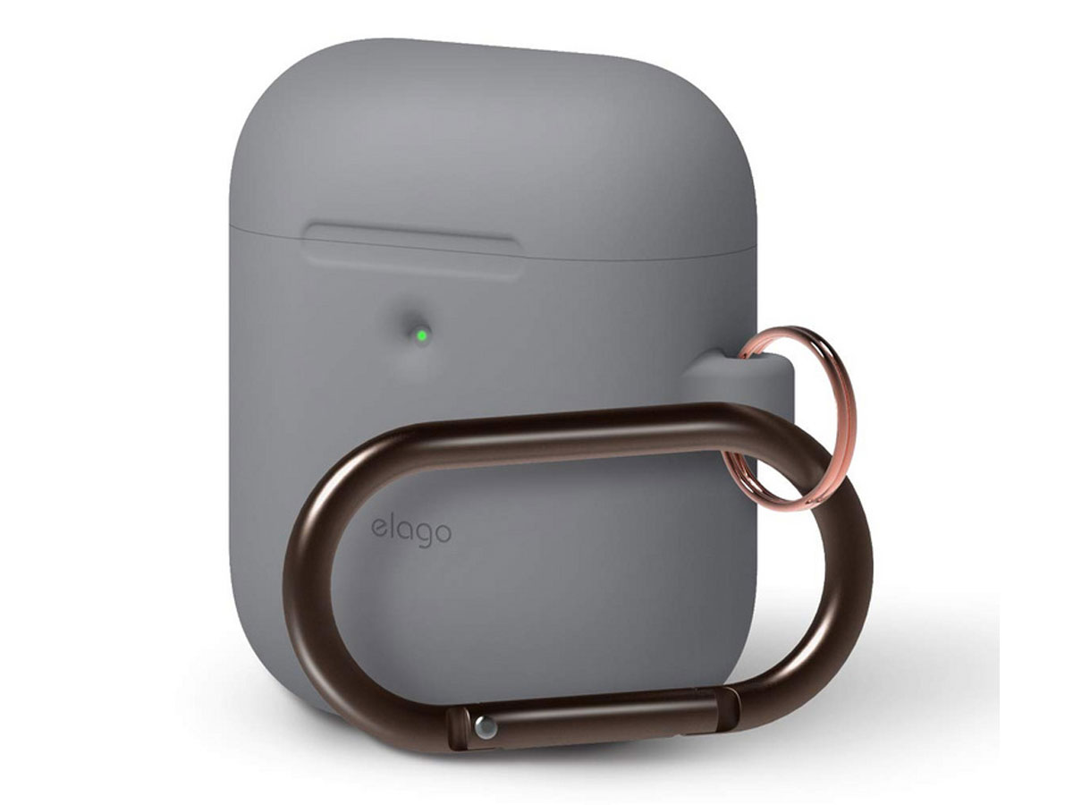Elago Hang Case voor AirPods Wireless Charging Case - Grijs