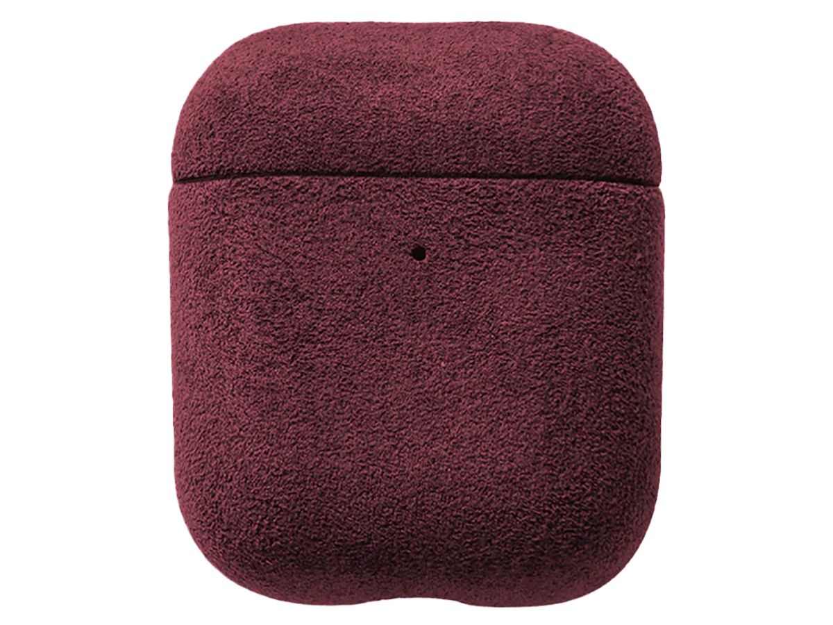 Alcanside Alcantara Case Rood - AirPods 1/2 Hoesje