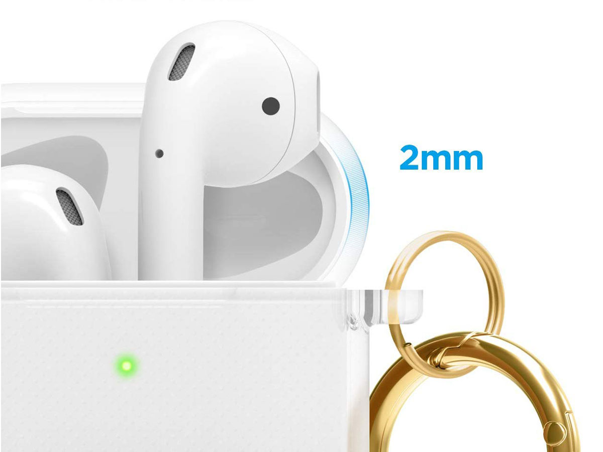 Elago Clear Case Transparant - AirPods 1 & 2 Hoesje