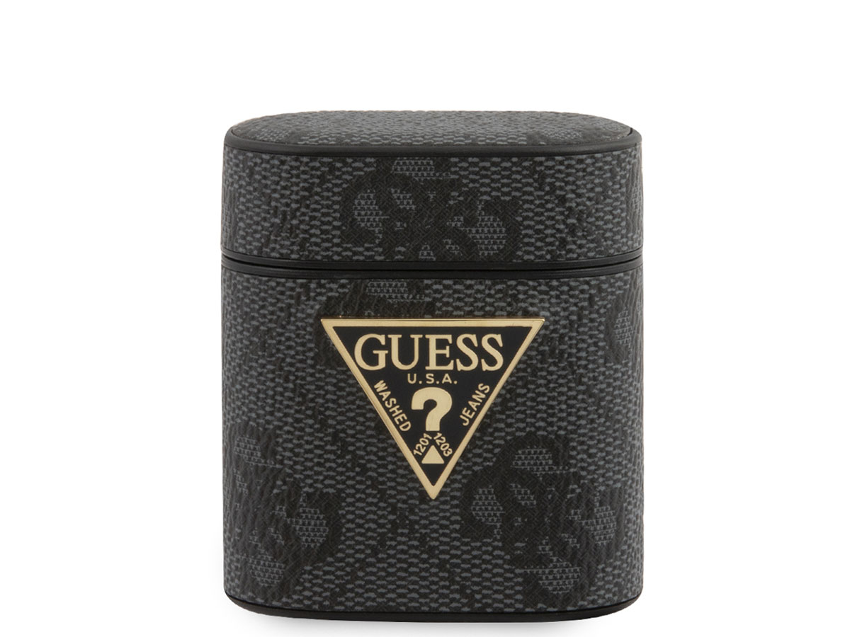 Guess 4G Monogram Case Grijs - AirPods 1 & 2 Case Hoesje