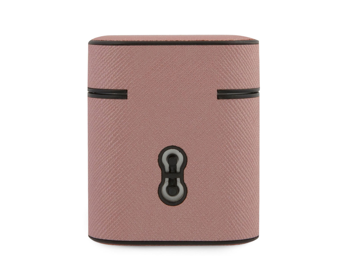 Guess Saffiano Case Roze - AirPods 1 & 2 Case Hoesje