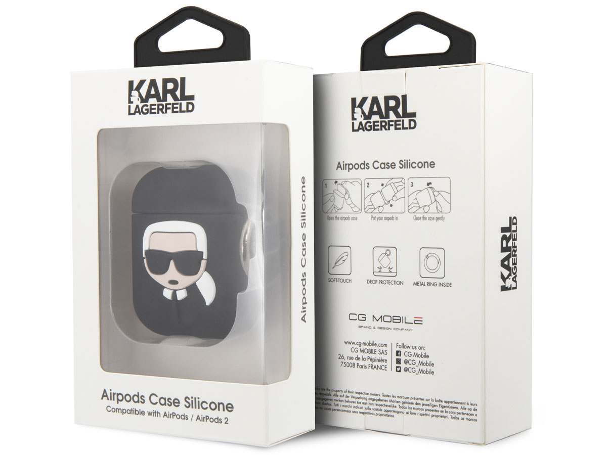 Karl Lagerfeld Ikonik Skin - AirPods 1 & 2 Case Hoesje