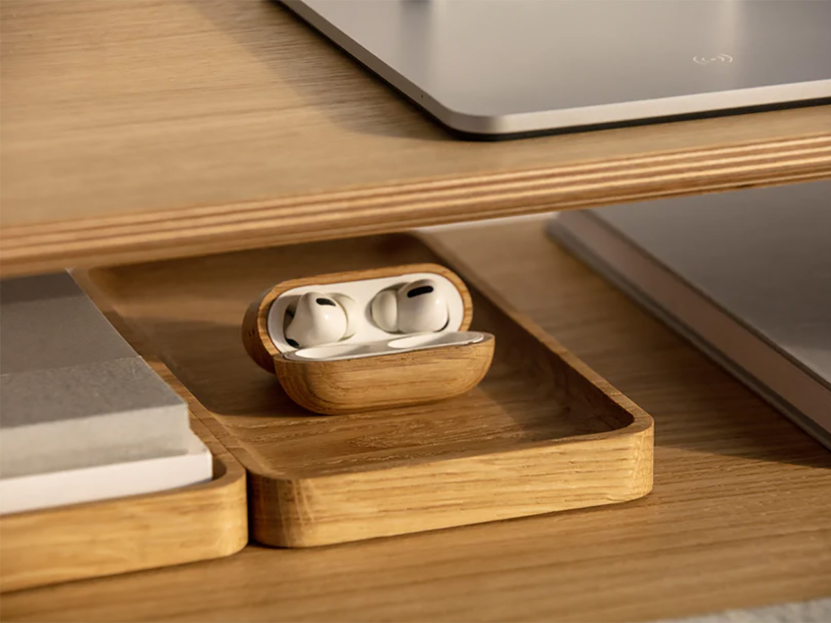 Oakywood Wooden Airpods Case Oak - Houten AirPods 3 Hoesje