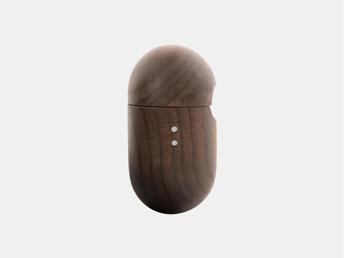 Oakywood Wooden Airpods Case Walnut - Houten AirPods 3 Hoesje