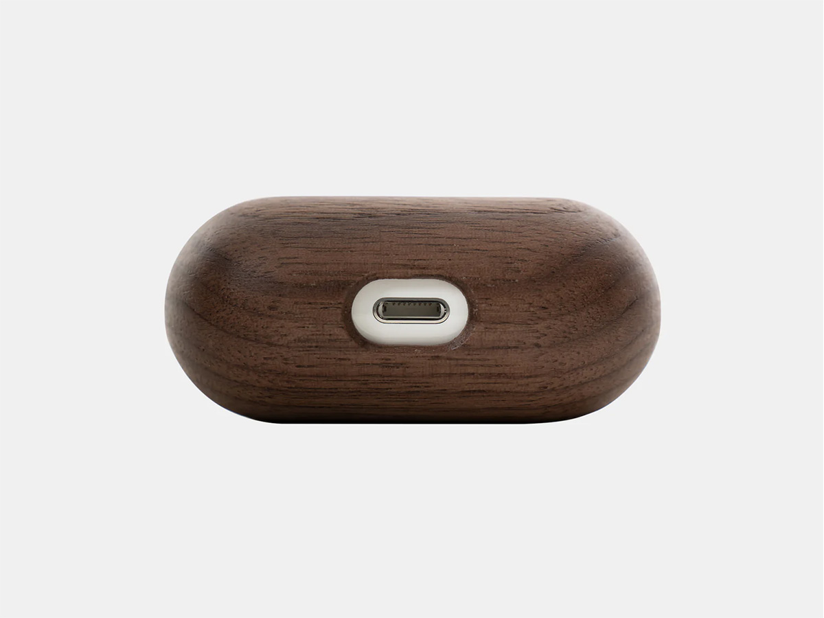 Oakywood Wooden Airpods Case Walnut - Houten AirPods 3 Hoesje