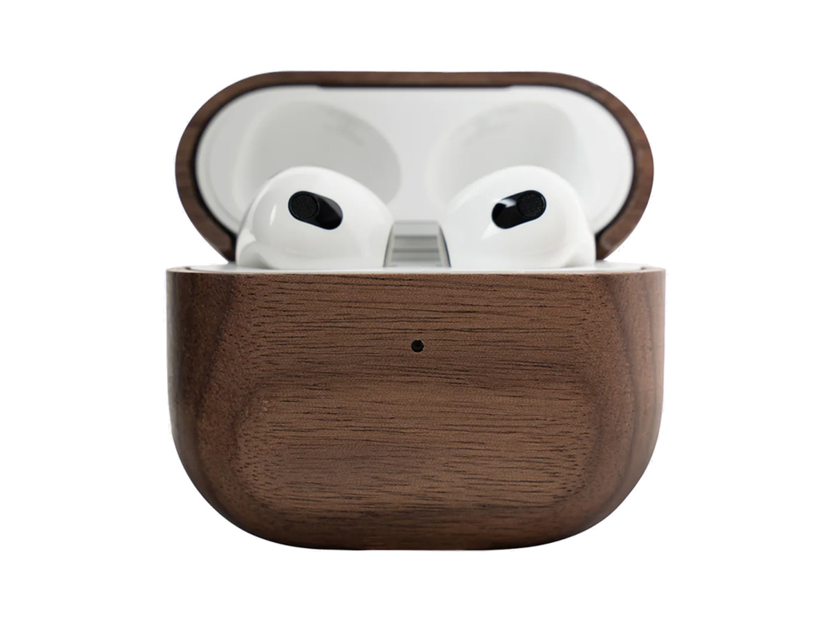 Oakywood Wooden Airpods Case Walnut - Houten AirPods 3 Hoesje