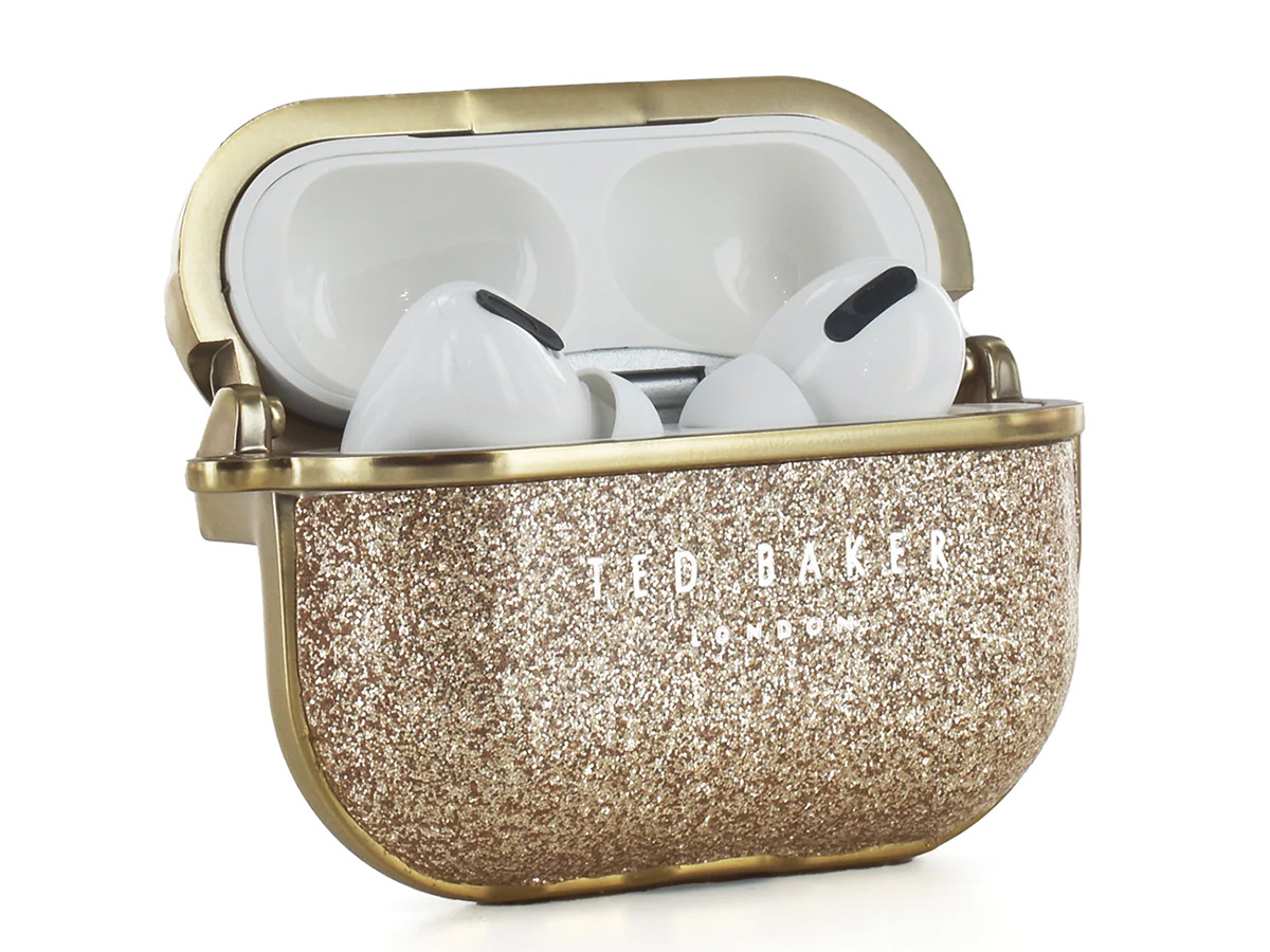 Ted Baker Glitary Case Goud - AirPods Pro 2nd Gen Hoesje