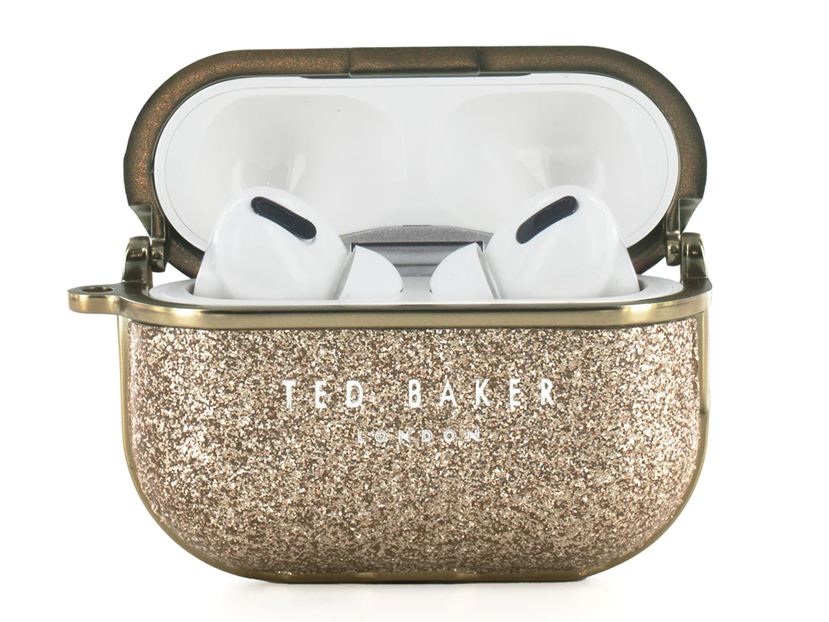 Ted Baker Glitary Case Goud - AirPods Pro 2nd Gen Hoesje