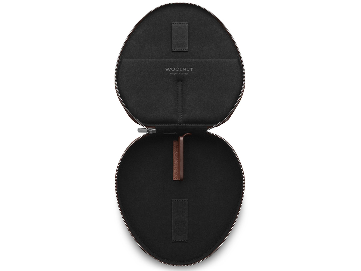 Woolnut Leather Case voor AirPods Max - Cognac