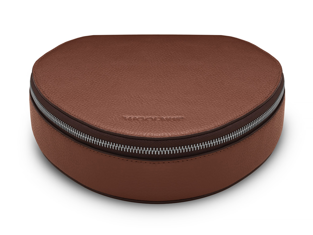 Woolnut Leather Case voor AirPods Max - Cognac