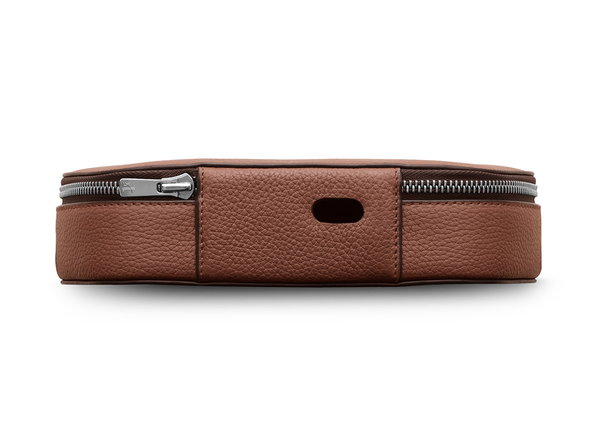 Woolnut Leather Case voor AirPods Max - Cognac