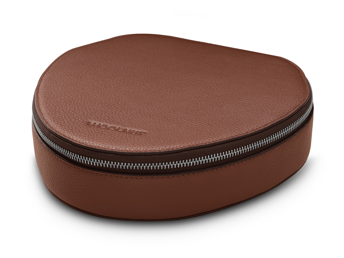 Woolnut Leather Case voor AirPods Max - Cognac