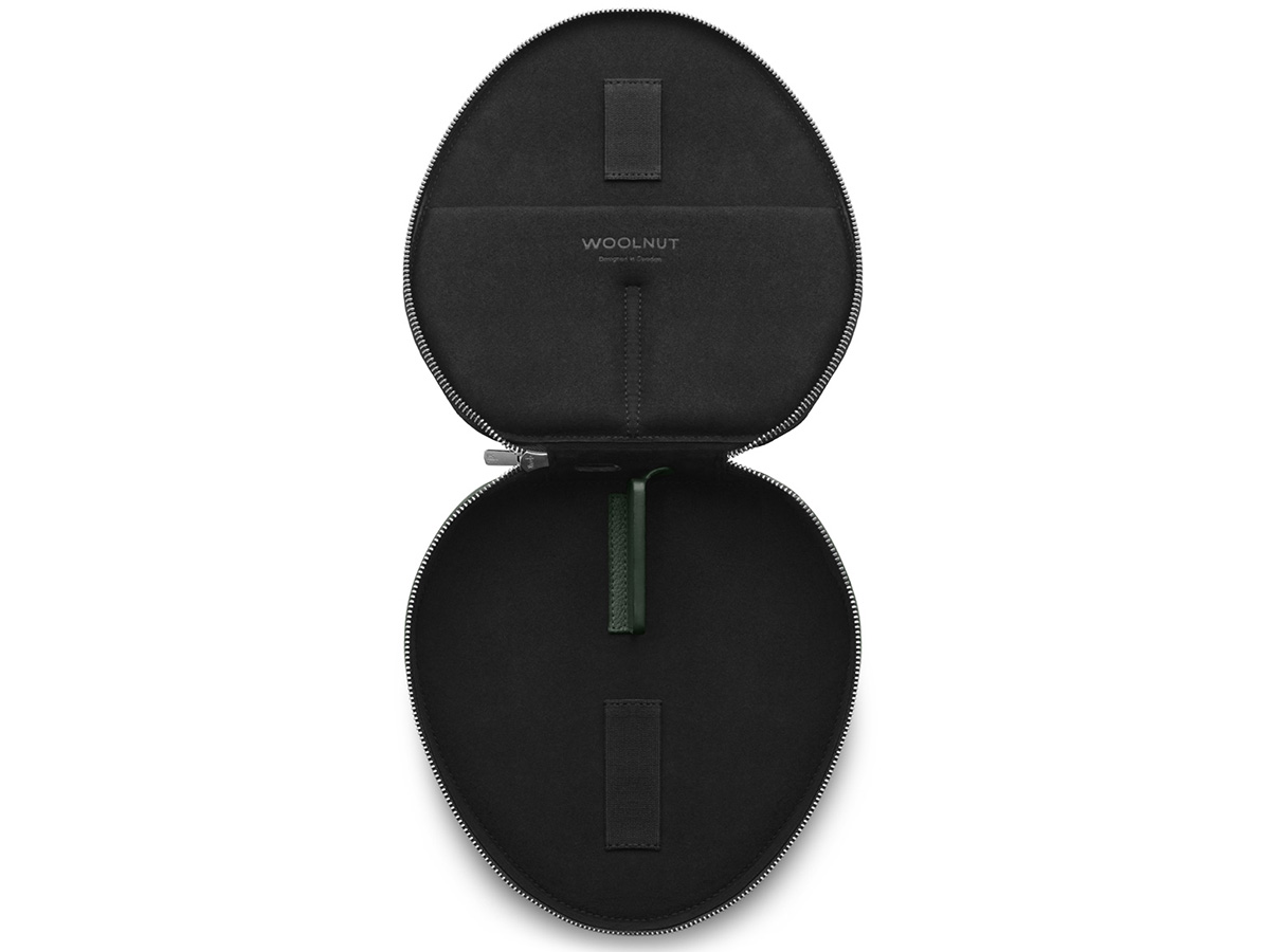 Woolnut Leather Case voor AirPods Max - Groen