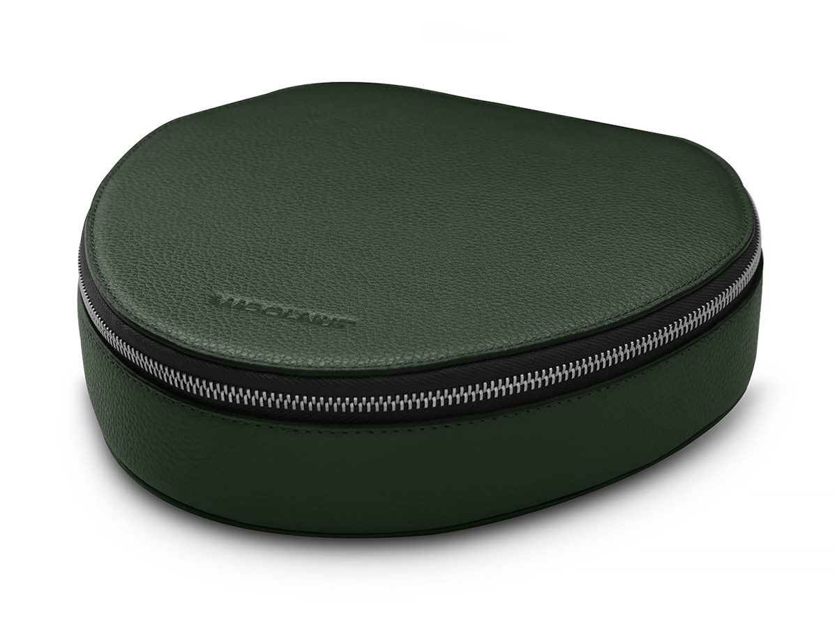 Woolnut Leather Case voor AirPods Max - Groen