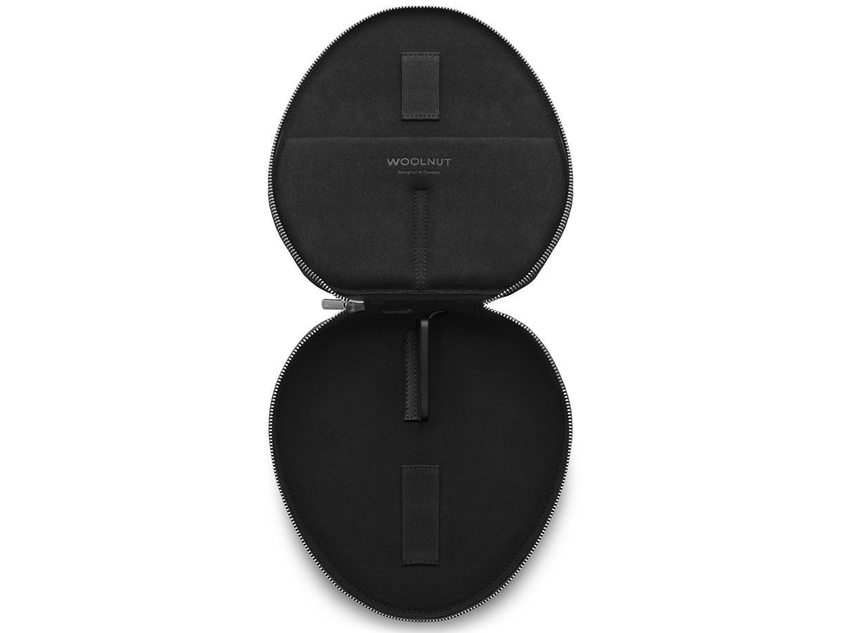 Woolnut Leather Case voor AirPods Max - Zwart