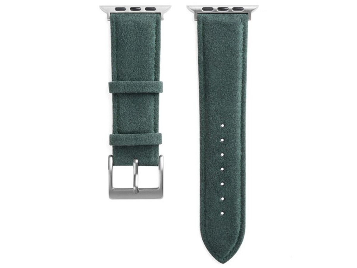 Alcanside Clasp Alcantara Apple Watch Band 38/40/41mm - Groen