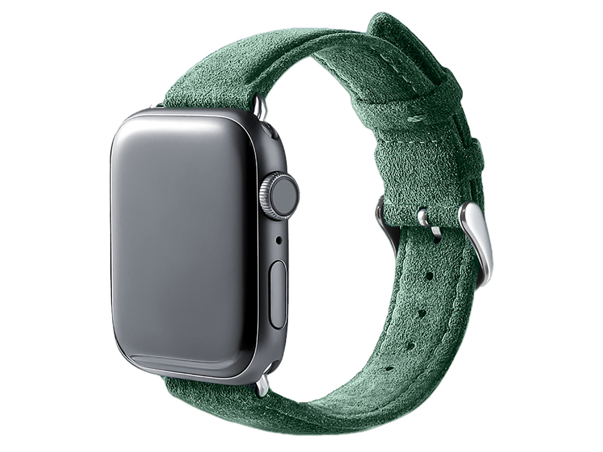 Alcanside Clasp Alcantara Apple Watch Band 42/44/45mm & Ultra - Groen