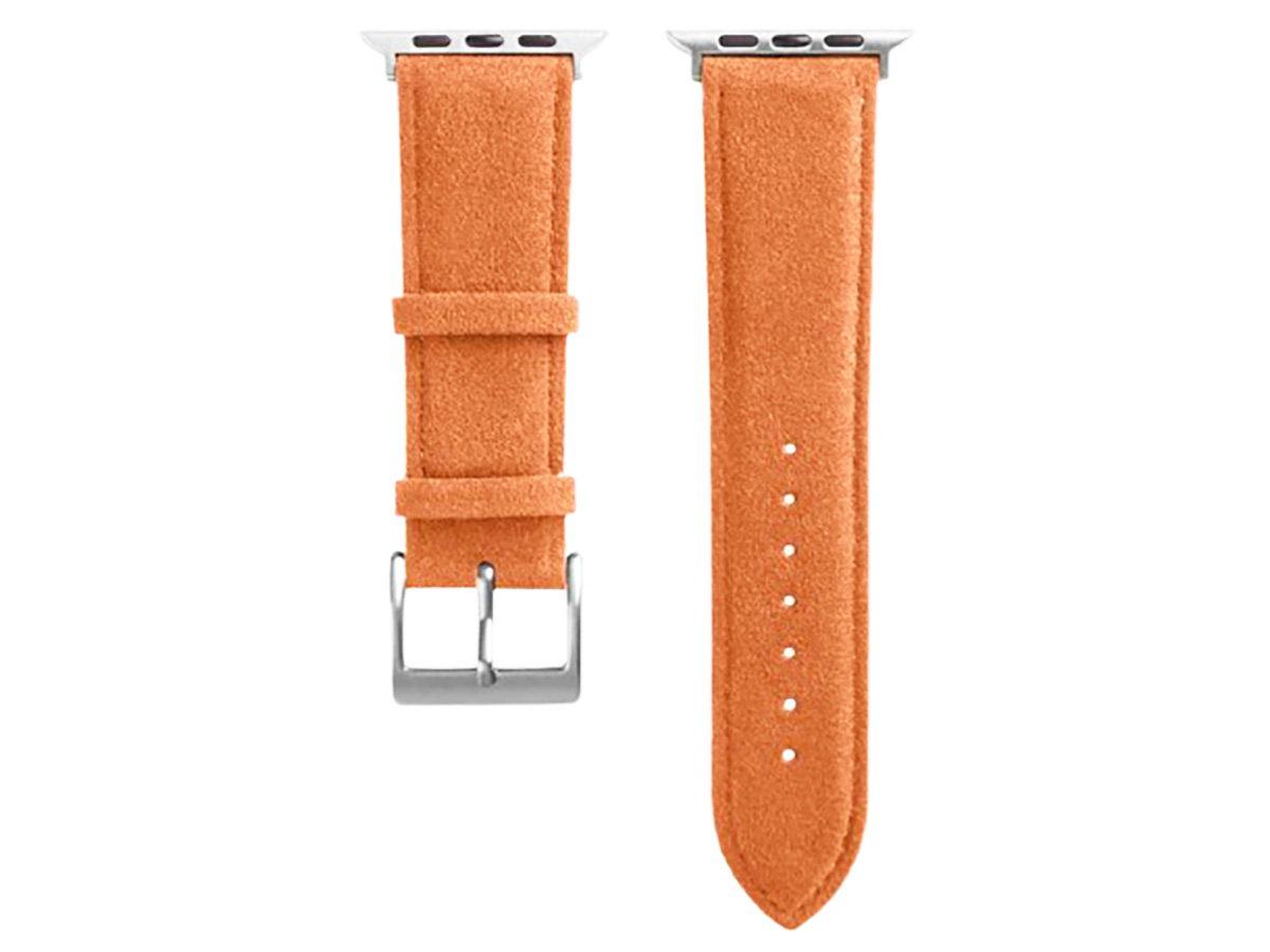 Alcanside Clasp Alcantara Apple Watch Band 42/44/45mm & Ultra - Oranje