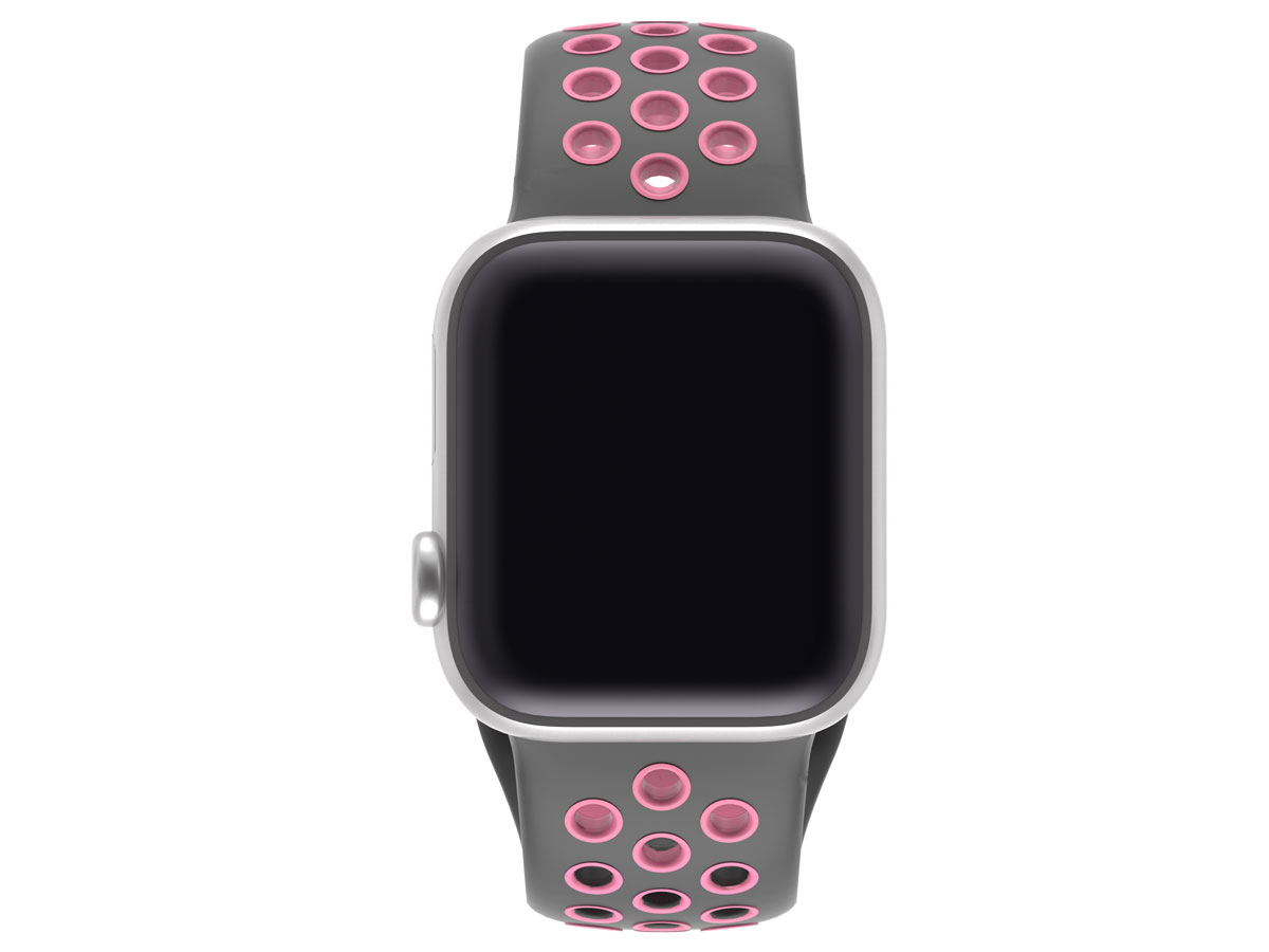 BeHello Silicone Sport Strap Roze - Apple Watch Bandje 38/40mm