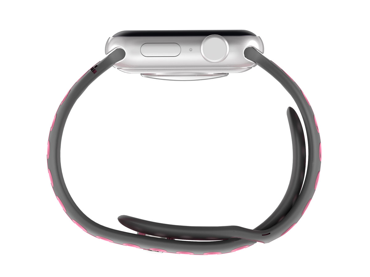 BeHello Silicone Sport Strap Roze - Apple Watch Bandje 38/40mm