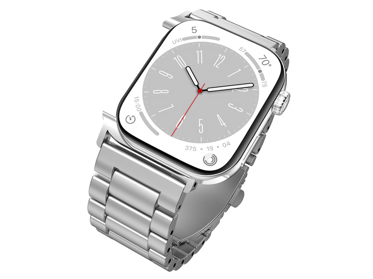 Just in Case Titanium Strap Natural - Apple Watch Bandje 38/40/41/42 mm
