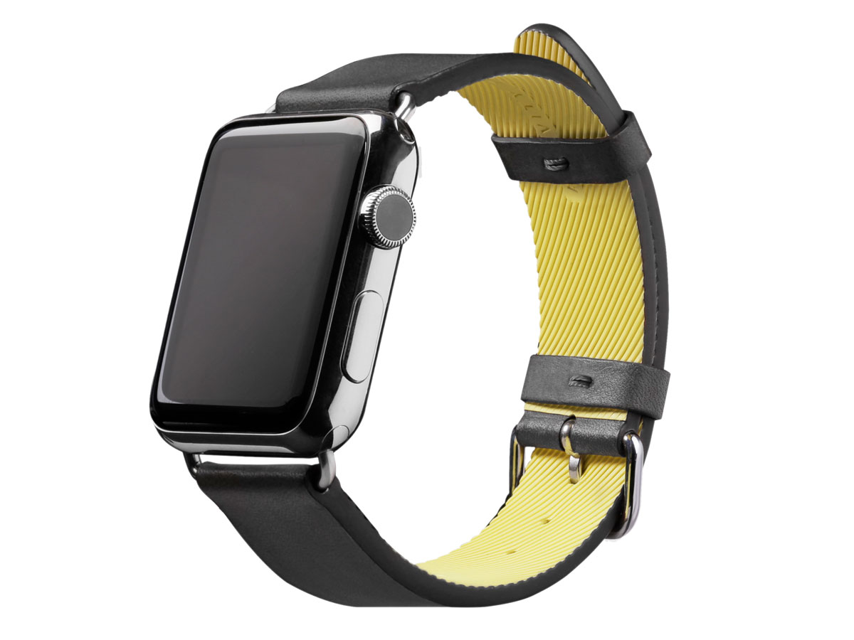 Native Union Active Strap Zwart - Apple Watch Band Leer