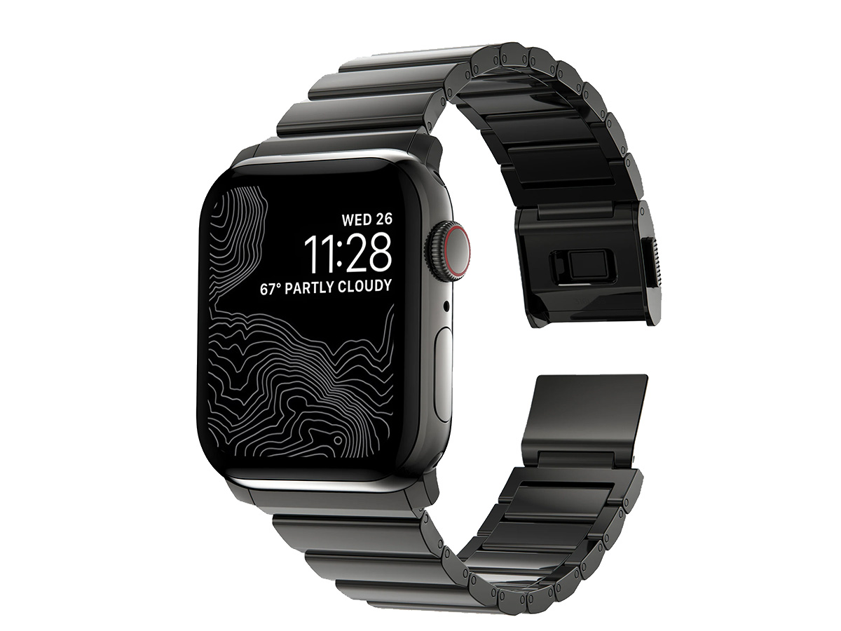 Nomad Steel Band Graphite - Apple Watch Band 42/44/45/49 mm
