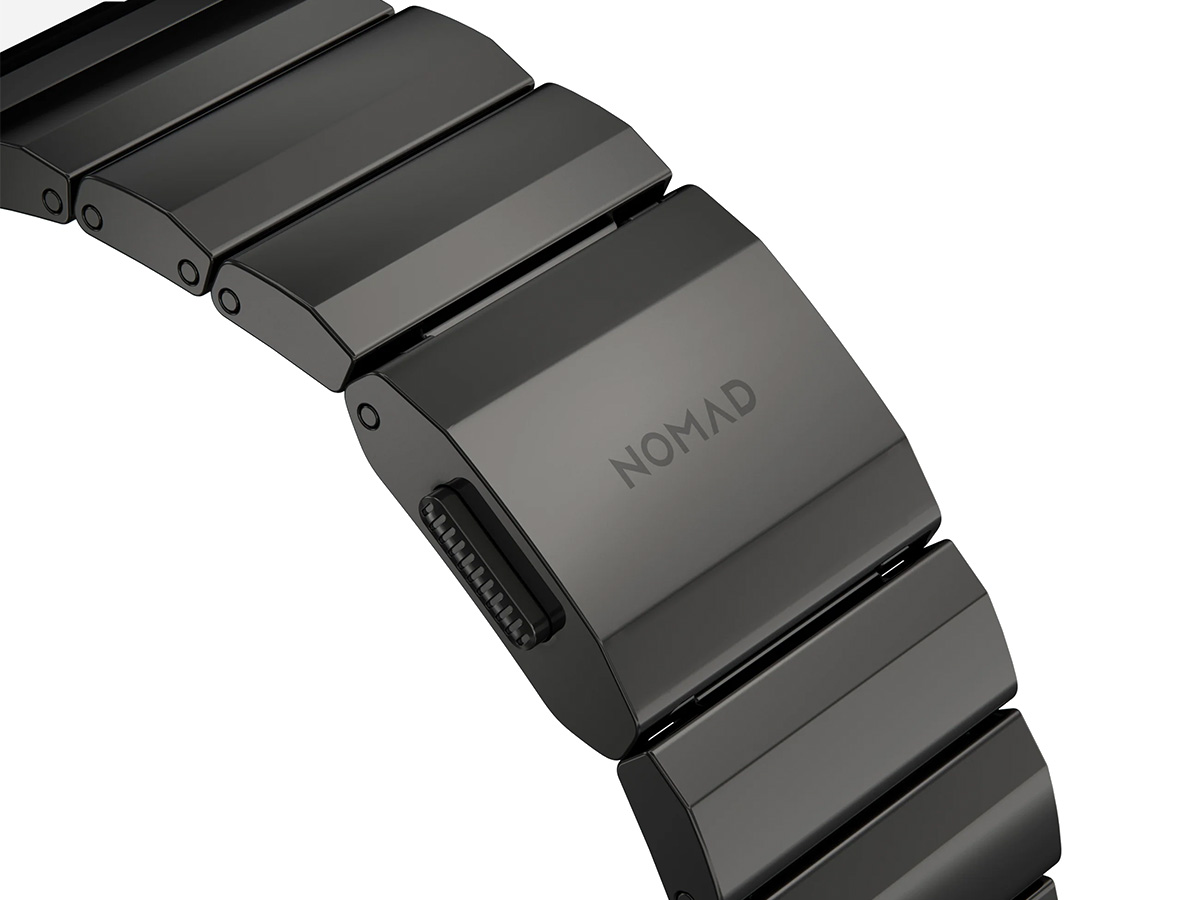 Nomad Steel Band Graphite - Apple Watch Band 42/44/45/49 mm