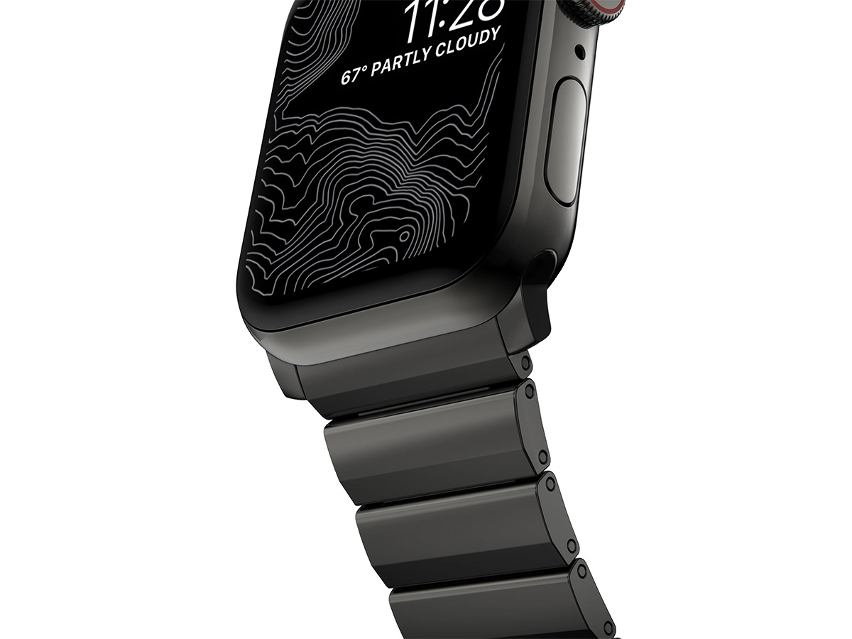 Nomad Steel Band Graphite - Apple Watch Band 42/44/45/49 mm