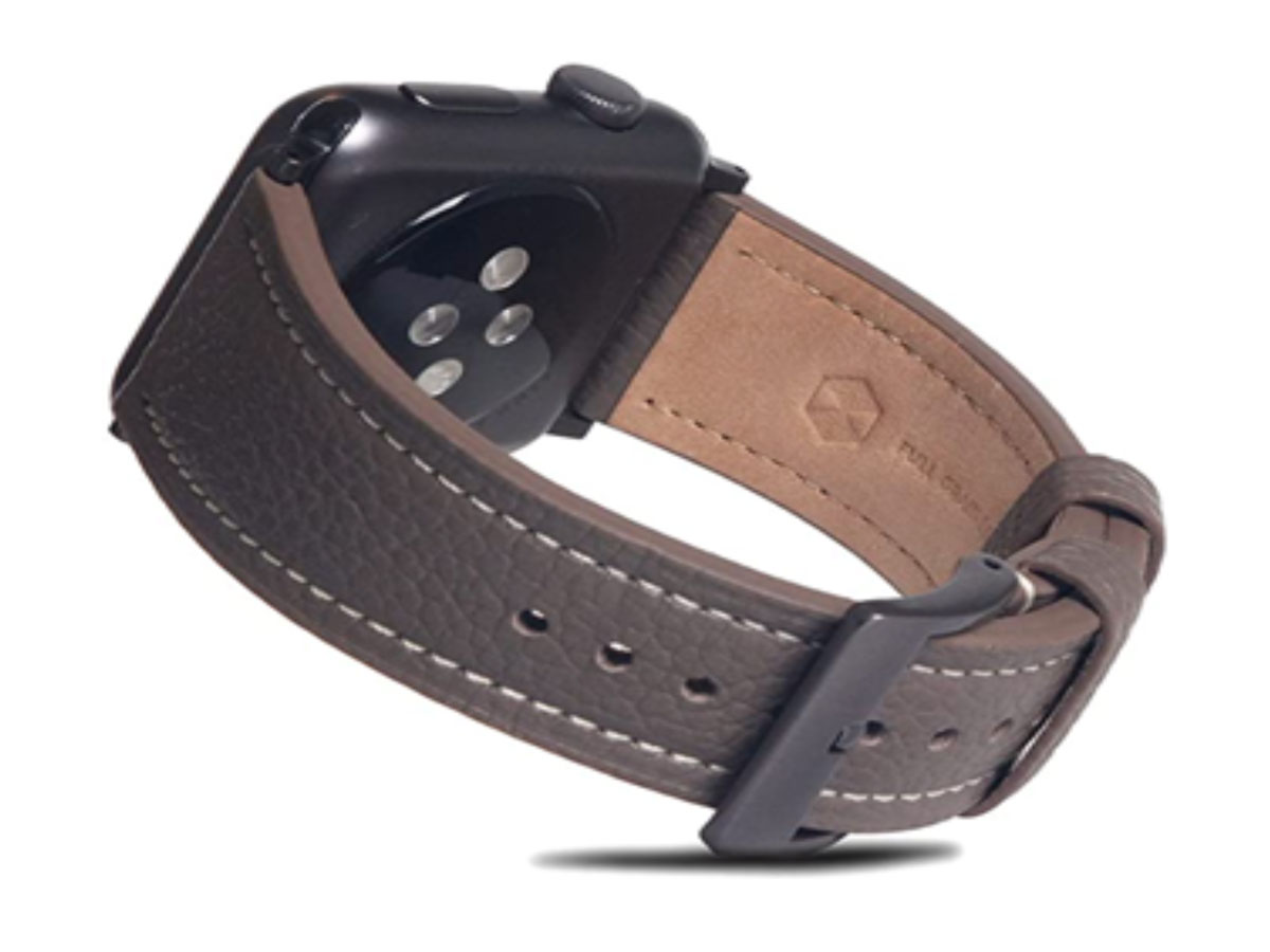 SLG Design D8 Leather Apple Watch Band 42/44/45mm & Ultra - Etoffe Cream