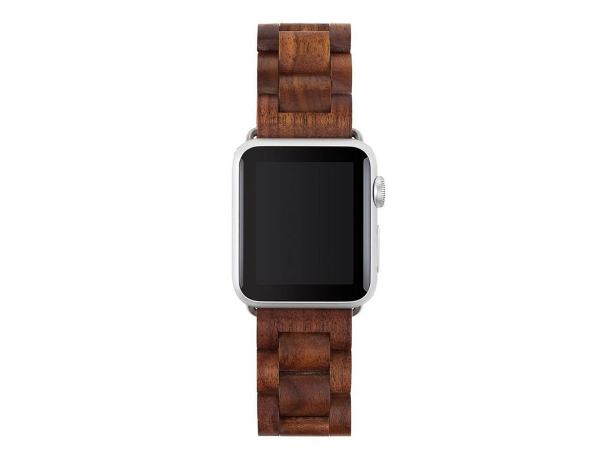 Woodcessories EcoStrap Walnut B - Houten Apple Watch Band 42/44/45mm