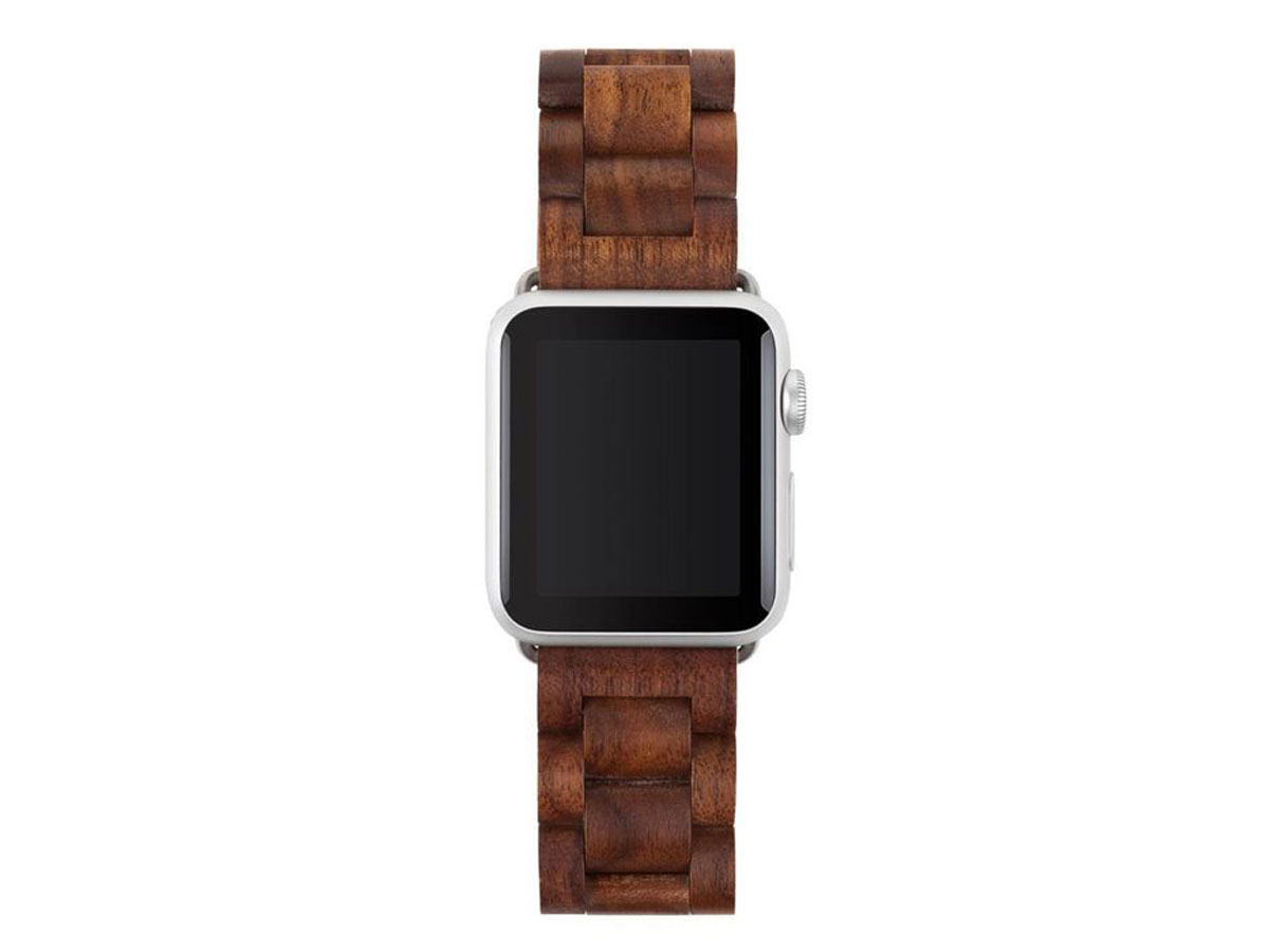 Woodcessories EcoStrap Walnut S - Houten Apple Watch Band 42/44/45mm