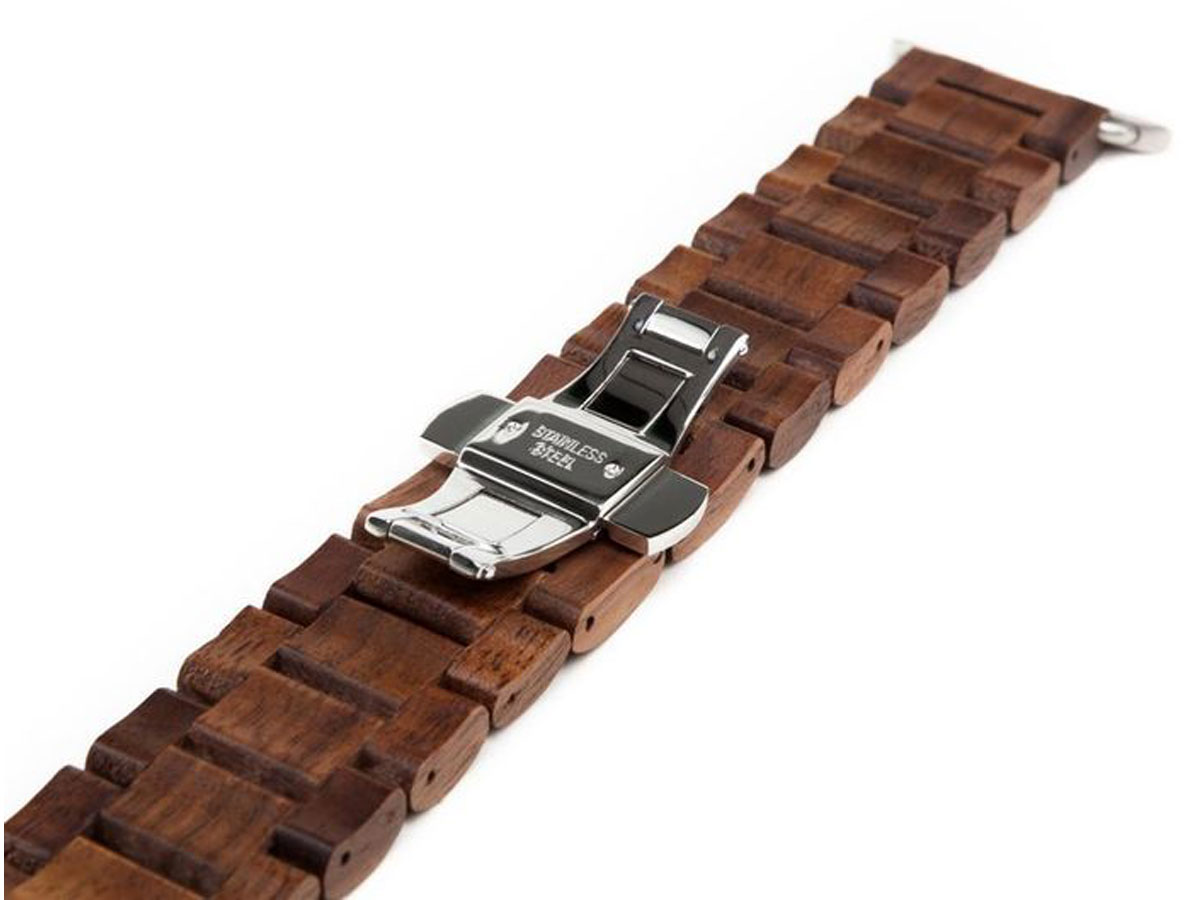Woodcessories EcoStrap Walnut S - Houten Apple Watch Band 42/44/45mm