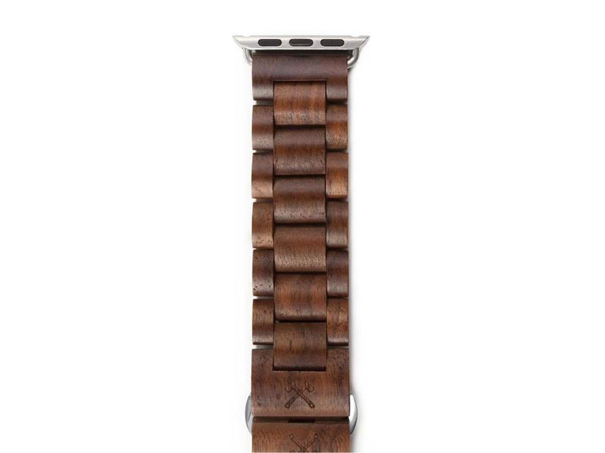 Woodcessories EcoStrap Walnut S - Houten Apple Watch Band 42/44/45mm