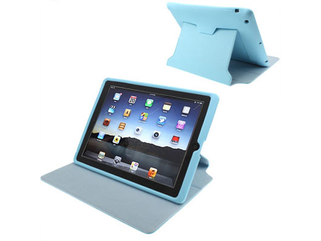 3-in-1 Silicone Stand Case Skin Hoes voor iPad 2, 3 & 4