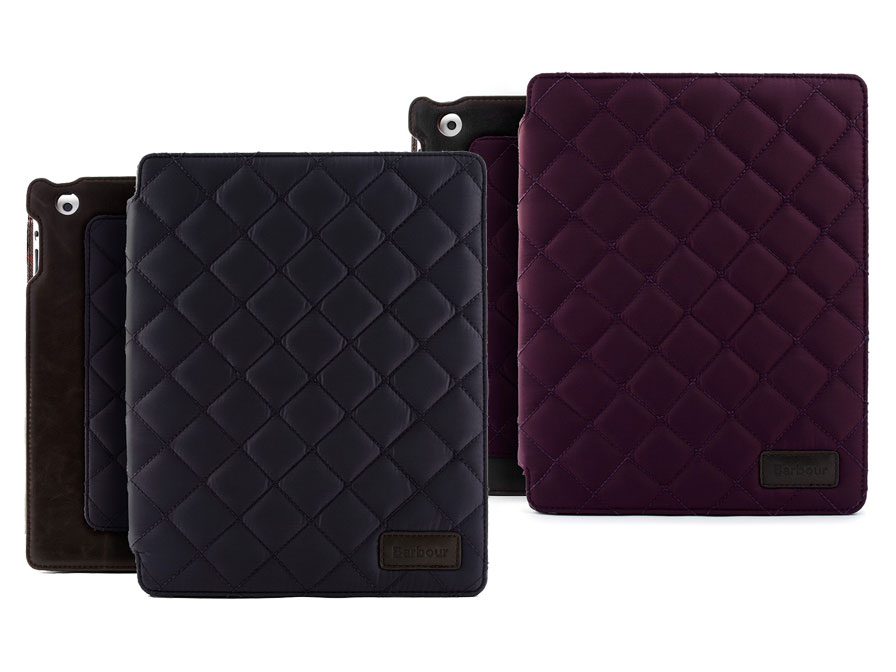 Barbour Quilted Folio Stand Case - Hoes voor iPad 2, 3 & 4