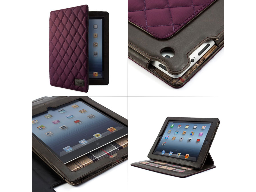 Barbour Quilted Folio Stand Case - Hoes voor iPad 2, 3 & 4
