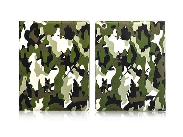 Camouflage Stand Case Hoes Cover voor iPad 2, 3 & 4 (Statis)