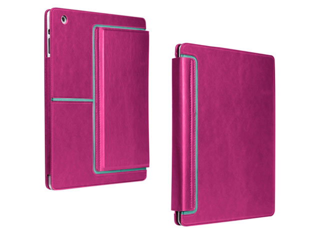 Case-Mate Venture Pink Premium Leather Case voor iPad 2, 3 & 4