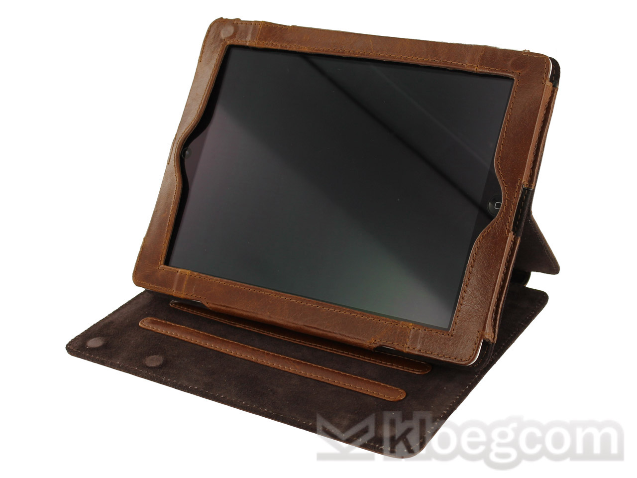 Czanne Lederen Stand Case Hoes voor iPad 2, 3 & 4