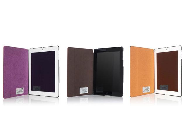 Knomo Leather iPad Folio Case voor iPad 2, 3 & 4 (Statis)