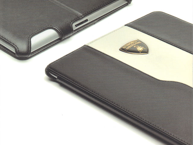 Lamborghini Leather Stand Case Hoes voor iPad 2, 3 en 4
