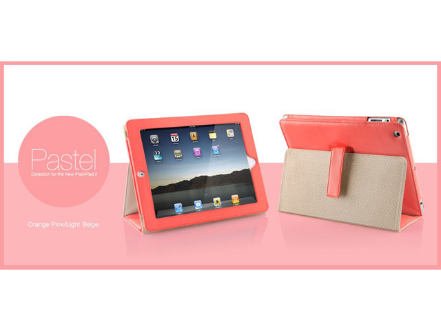More Pastel Collection Stand Case voor iPad 2, 3 & 4