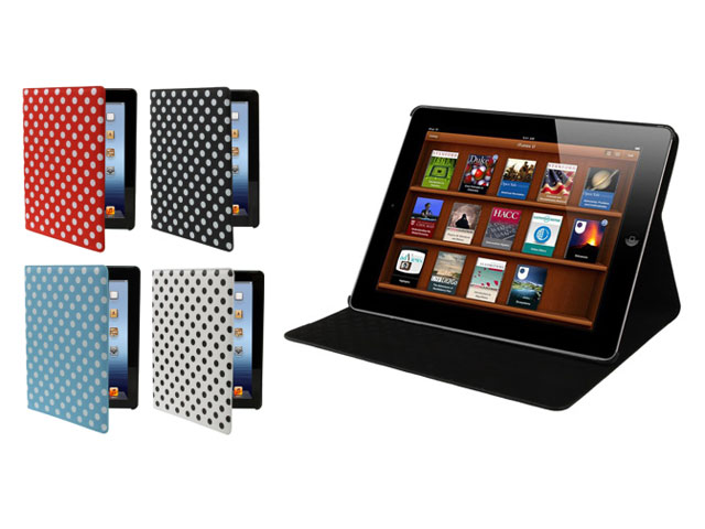 Polka Dot Cinema Stand Case voor iPad 2, 3 & 4