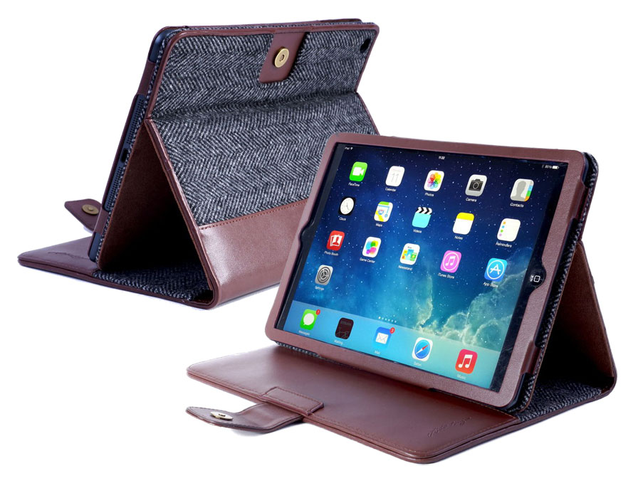 Alston Craig Herringbone Slim Stand - Hoes voor iPad Air