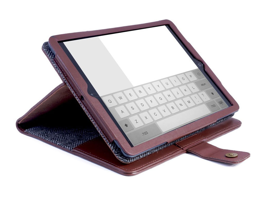 Alston Craig Herringbone Slim Stand - Hoes voor iPad Air