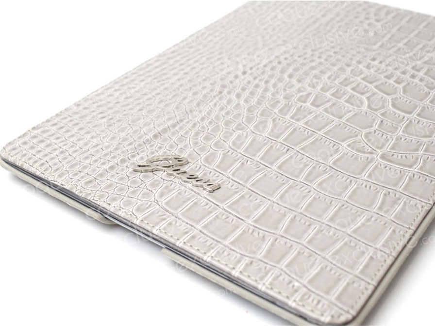 Guess Glossy Croco Folio Case - Hoesje voor iPad Air