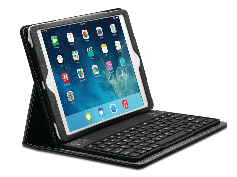 Kensington KeyFolio - Leren iPad Air hoes met Toetsenbord