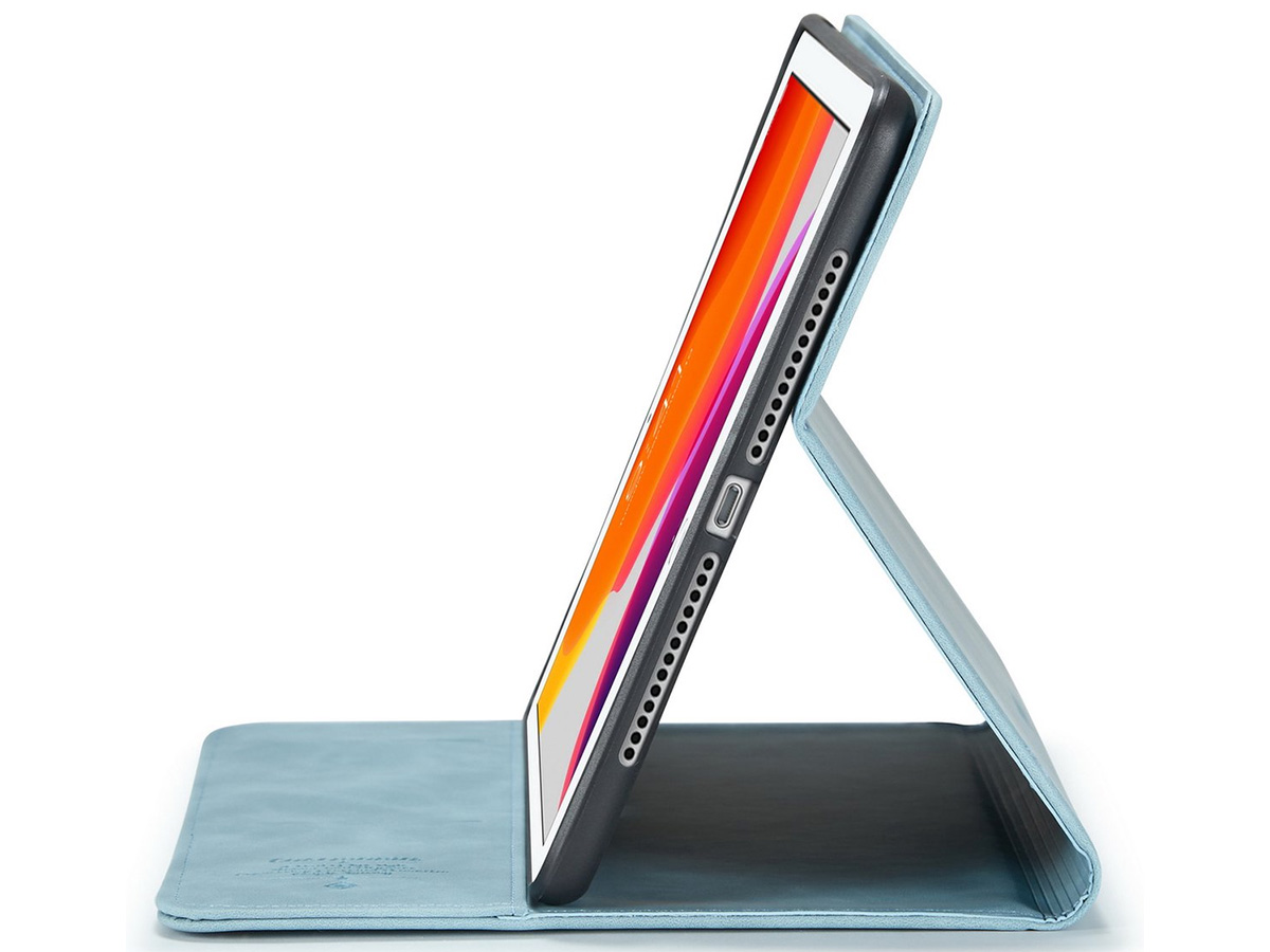 CaseMania Slim Stand Folio Case Aqua - iPad Air 1 hoesje